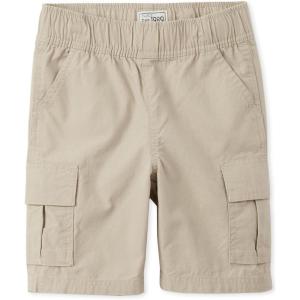 imageThe Childrens Place BabyBoys Essential Cargo ShortsSandwash Single