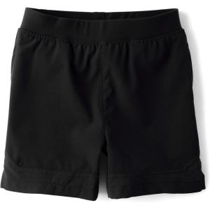 imageThe Childrens Place Boys Active Quick Dry Textured Pull on ShortsBlack