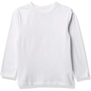 imageThe Childrens Place Boys Basic Layering Long Sleeve TeeWhite Single