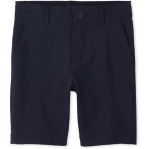 imageThe Childrens Place boys Quick Dry Chino ShortsNew Navy Single