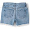 imageDenim Shortie ShortsGemini Wash Lace Hem