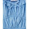 imageThe Childrens Place Girls Casual Ruffle DressShort SleevePearl Blue