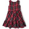 imageThe Childrens Place Girls Dressy Dress SleevelessClassic Red Plaid