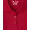 imageThe Childrens Place Girls Long Sleeve Pique Polo 2 PackRuby 2pack