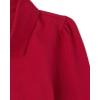 imageThe Childrens Place Girls Long Sleeve Pique Polo 2 PackRuby 2pack