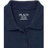 imageThe Childrens Place Girls Long Sleeve Pique Polo 2 PackTidal 2pack