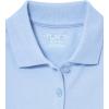 imageThe Childrens Place Girls Pique Polo DressLt BlueTidal 2pack