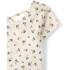 imageThe Childrens Place Girls Plaid Stretch Jacquard Short Sleeve DressFair Ivory