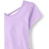 imageThe Childrens Place Girls Short Sleeve Basic Skater Dress 2 PackLavender Tea