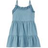 imageThe Childrens Place Girls Short Sleeve Dressy DressDenim Blue