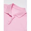 imageThe Childrens Place Girls Short Sleeve Ruffle Pique Polo ShirtSparkle Pink
