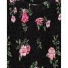 imageThe Childrens Place girls Floral Smocked Babydoll DressBlack Floral
