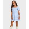 imageThe Childrens Place girls Floral Smocked Babydoll DressBreeze
