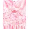 imageThe Childrens Place girls Floral Smocked Babydoll DressTiara Pink