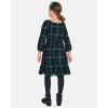 imageThe Childrens Place girls Long Sleeve Casual DressesGreen Plaid