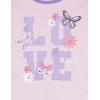 imageThe Childrens Place girls Long Sleeve Top and Pants Snug Fit 100 Cotton 2 Piece Pajama SetButterfly Floral