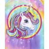 imageThe Childrens Place girls Short Sleeve Top and Pants2 Piece Pajama SetRainbowUnicorn 2pack