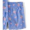 imageThe Childrens Place girls Sleeve Top and Shorts2 Piece Pajama SetFloral Blue