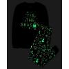 imageThe Childrens Place unisexbaby Family Matching Christmas and Holiday Pajama Sets CottonBlack Glow