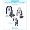imageThe Childrens Place unisexbaby Family Matching Christmas and Holiday Pajama Sets CottonBlue Home for the Holidays