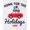 imageThe Childrens Place unisexbaby Family Matching Christmas and Holiday Pajama Sets CottonBlue Home for the Holidays