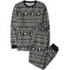 imageThe Childrens Place unisexbaby Family Matching Christmas and Holiday Pajama Sets CottonFairsile  Black