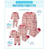 imageThe Childrens Place unisexbaby Family Matching Christmas and Holiday Pajama Sets CottonFairsile  Red