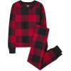 imageThe Childrens Place unisexbaby Family Matching Christmas and Holiday Pajama Sets CottonRedBlack Check