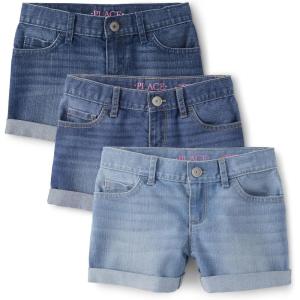 imageDenim Shortie ShortsRose Wash Denim 3pack