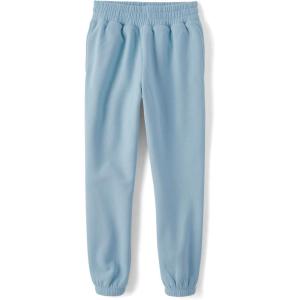 imageThe Childrens Place Girls Active Fleece Jogger PantsBlue Aura