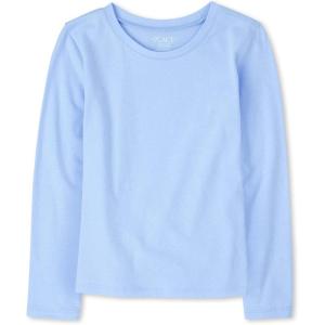 imageThe Childrens Place Girls Basic Long Sleeve Layering TeesDaybreak Single