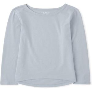 imageThe Childrens Place Girls Basic Long Sleeve Layering TeesSmoky Blue