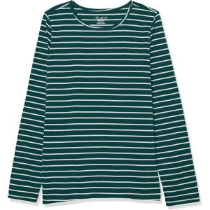 imageThe Childrens Place Girls Basic Long Sleeve Layering TeesSpruceshad Stripes