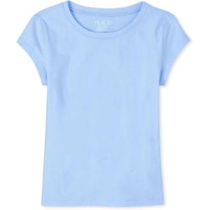 imageThe Childrens Place Girls Basic Short Sleeve Layering TeeDaybreak Single