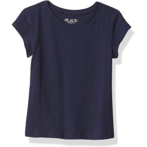 imageThe Childrens Place Girls Basic Short Sleeve Layering TeeTidal