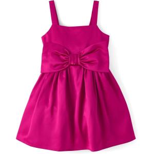 imageThe Childrens Place Girls Dressy Dress SleevelessWild Fuschia Bow