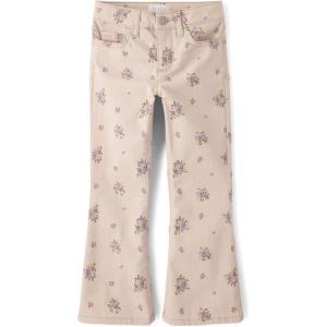 imageThe Childrens Place Girls Flare JeansWarm Stone Floral High Rise