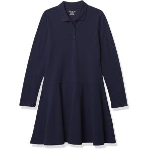 imageThe Childrens Place Girls Long Sleeve Polo DressDark Blue