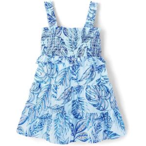 imageThe Childrens Place Girls Short Sleeve Dressy DressClear Sky
