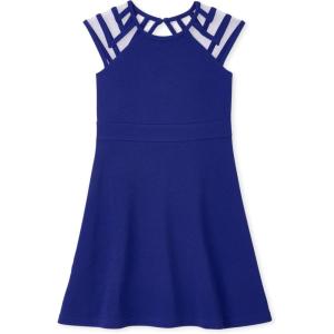imageThe Childrens Place Girls Short Sleeve Dressy DressElectric Violet