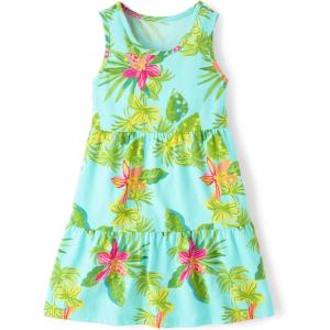 imageThe Childrens Place Girls Short Sleeve Dressy DressSeagrove Floral