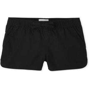 imageThe Childrens Place Girls Twill Pull on ShortsBlack