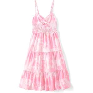 imageThe Childrens Place girls Floral Smocked Babydoll DressTiara Pink