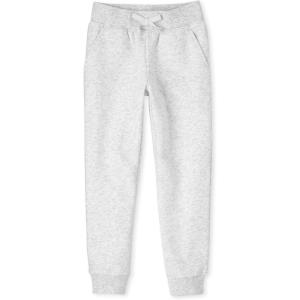 imageThe Childrens Place girls Knit Active SweatpantsHeather Grey