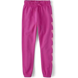 imageThe Childrens Place girls Knit Active SweatpantsPink Glow