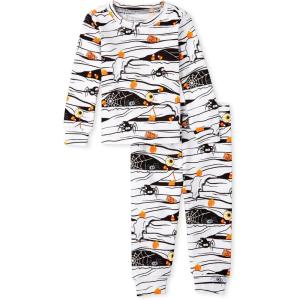 imageThe Childrens Place unisexbaby Family Matching Christmas and Holiday Pajama Sets CottonHalloween Glow Mummy
