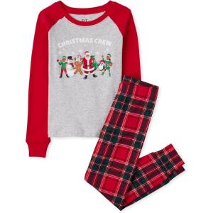 imageThe Childrens Place unisexbaby Family Matching Christmas and Holiday Pajama Sets CottonXmas Crew