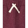 imageThe ChildrenS Place Boys Active Fleece Jogger SweatpantsTidalMaroon Heathered 2pack