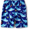 imageThe Childrens Place Boys Swim TrunksNavy Shark Print