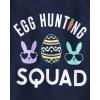 imageThe Childrens Place Easter Family Matching Snug Fit Cotton PajamasNavy Egg Hunting Squad
